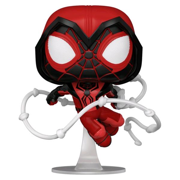 Spider - Man: Miles Morales - Crimson Cowl Suit Pop! Vinyl - Gametraders Modbury Heights