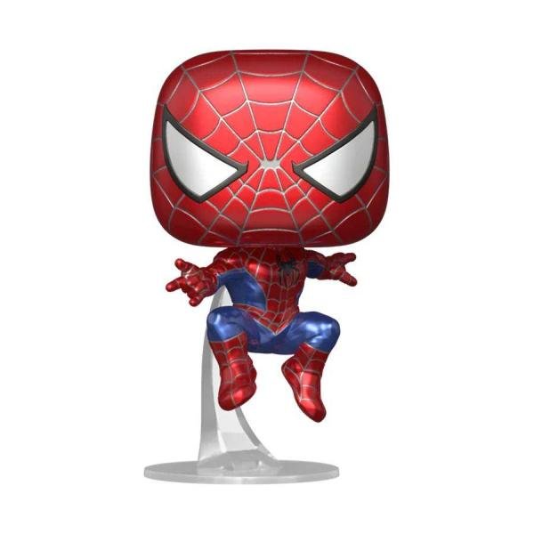 Spider - Man: No Way Home - Friendly Neighborhood Spider - Man Metallic US Exclusive Pop! Vinyl - Gametraders Modbury Heights