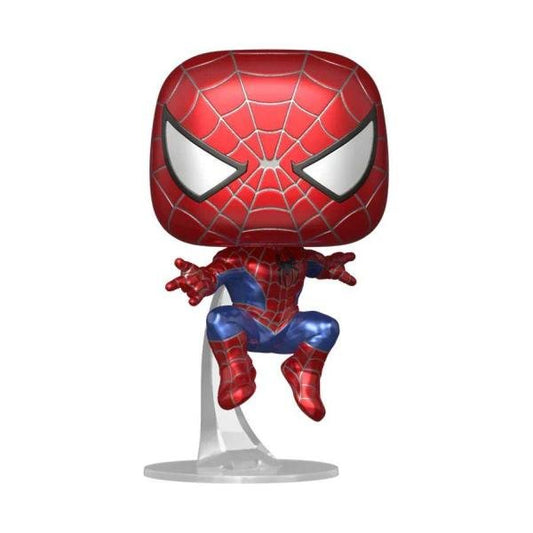 Spider - Man: No Way Home - Friendly Neighborhood Spider - Man Metallic US Exclusive Pop! Vinyl - Gametraders Modbury Heights