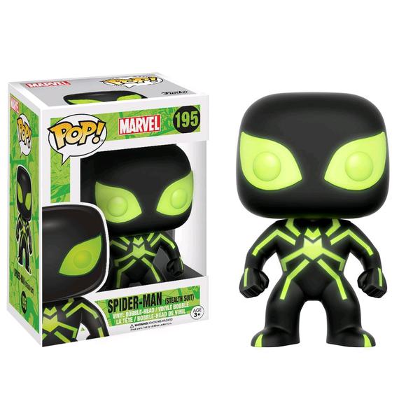 Spider - Man - Stealth Spider - Man Glow US Exclusive Pop! Vinyl - Gametraders Modbury Heights