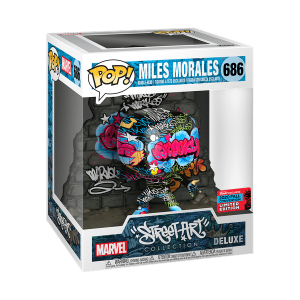SpiderMan - Miles Graffiti Deco Pop! Vinyl Deluxe NY20 - Gametraders Modbury Heights