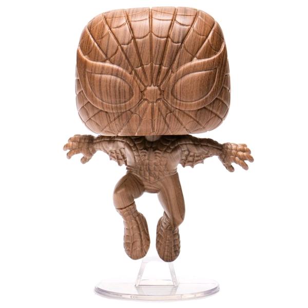 SpiderMan - SpiderMan Wood Deco US Exclusive Pop! Vinyl - Gametraders Modbury Heights