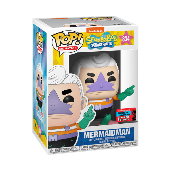 Spongebob - Mermaid Man Pop! Vinyl NY20 - Gametraders Modbury Heights