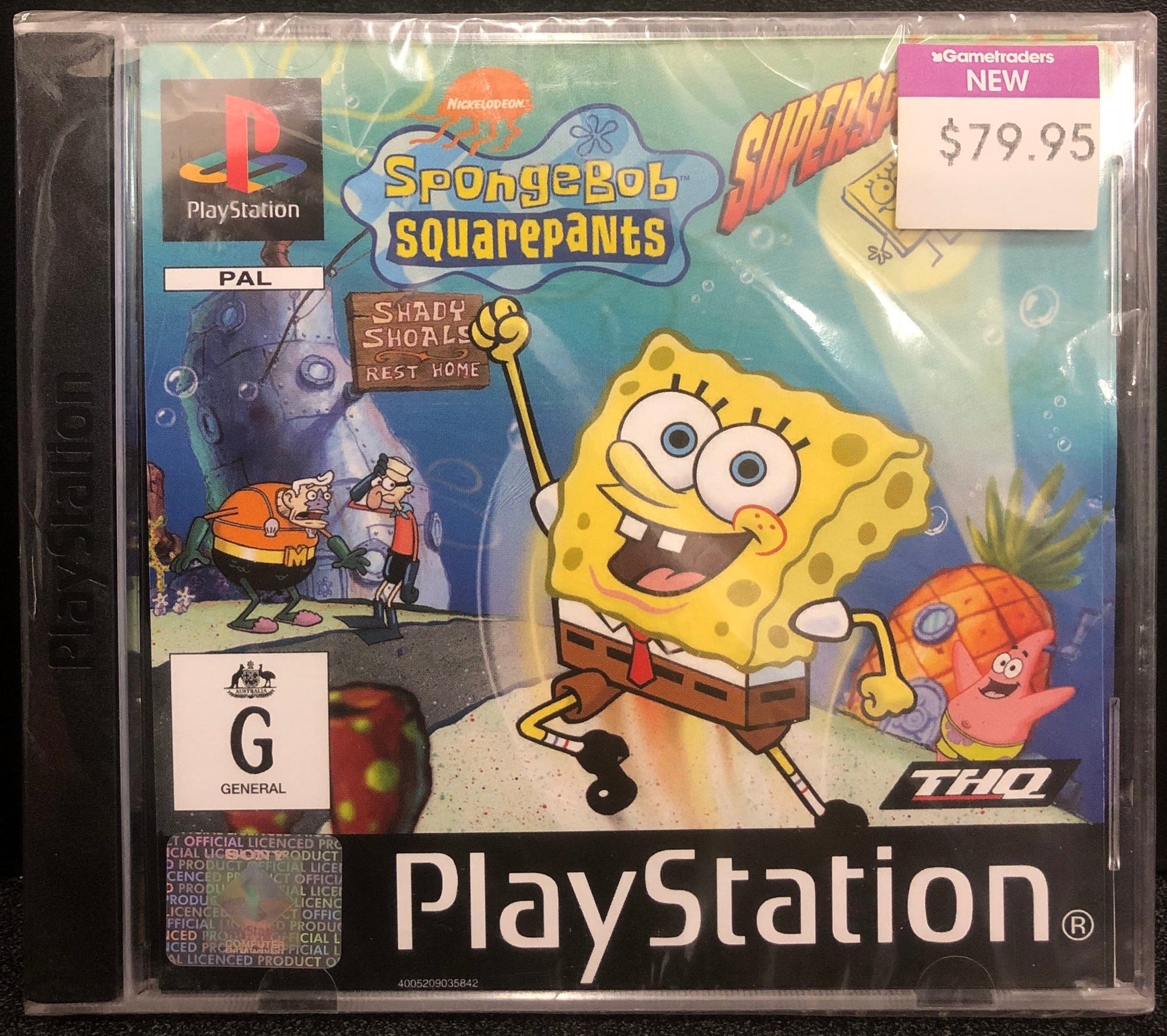 Spongebob Squarepants: Supersponge PS1 (Factory Sealed) - Gametraders Modbury Heights