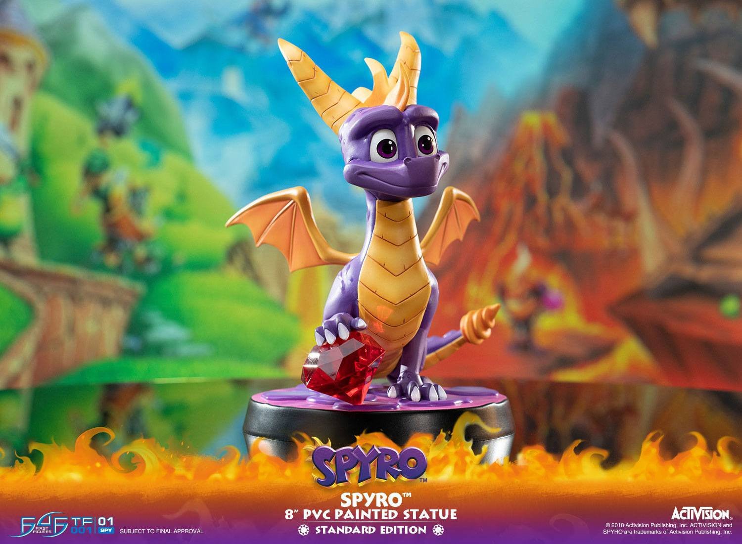 Spyro the Dragon 8" PVC Statue - Gametraders Modbury Heights