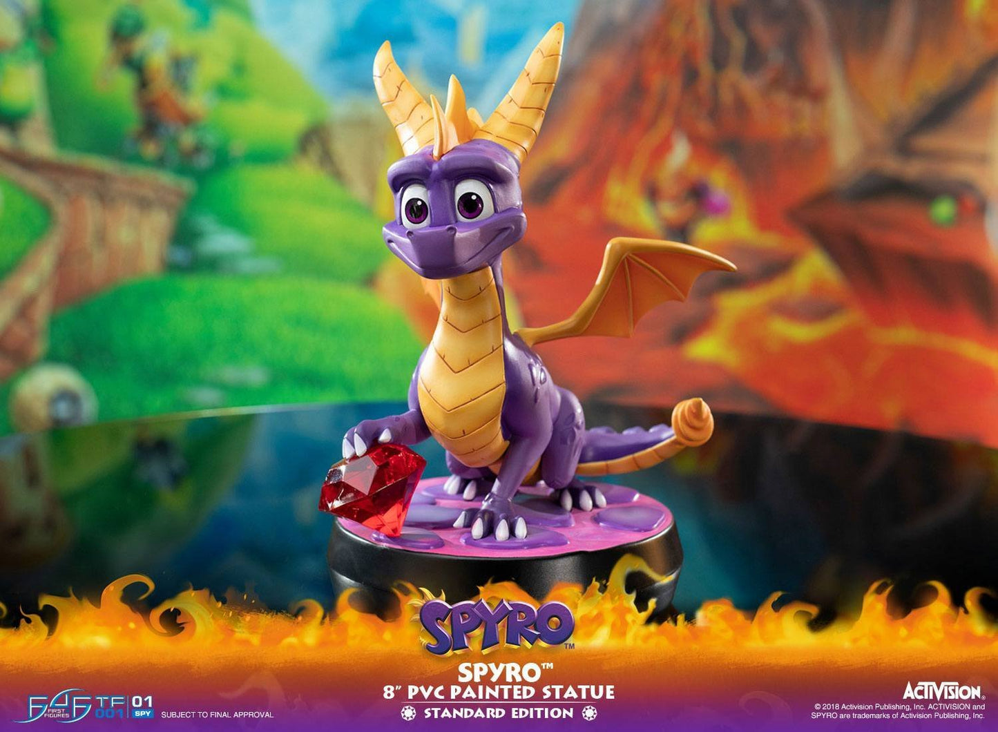Spyro the Dragon 8" PVC Statue - Gametraders Modbury Heights