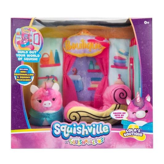SQUISHMALLOWS SQUISHVILLE Medium Soft Playset (Squishville Play Scene Asst) - Gametraders Modbury Heights