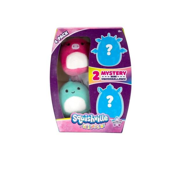 SQUISHMALLOWS SQUISHVILLE Mini Plush (Squishville Mini Squishmallow 4 Pack) - Gametraders Modbury Heights