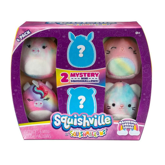 SQUISHMALLOWS SQUISHVILLE Mini Plush (Squishville Mini Squishmallow 6 Pack) - Gametraders Modbury Heights