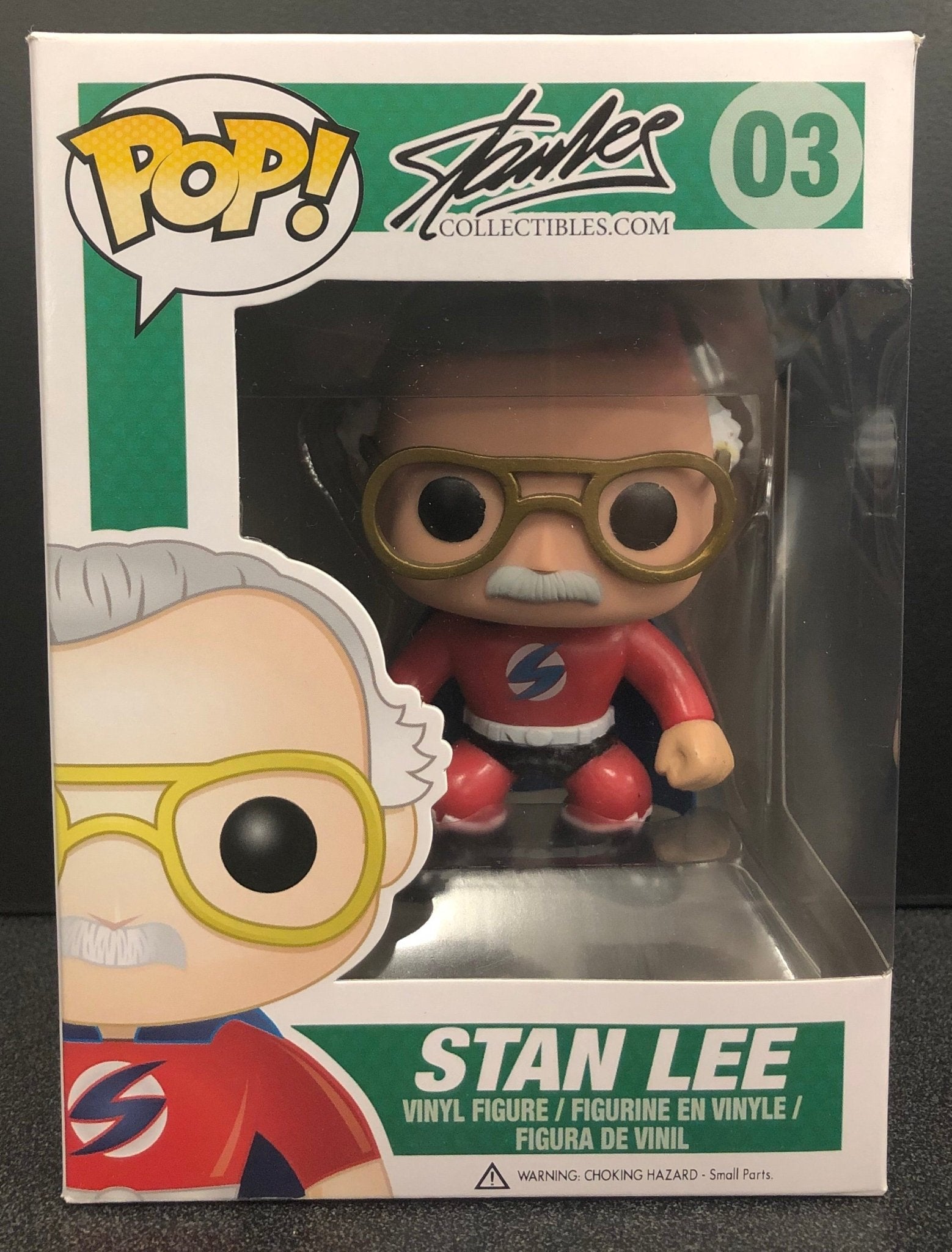 Stan Lee Red Superhero Pop! Vinyl - Gametraders Modbury Heights