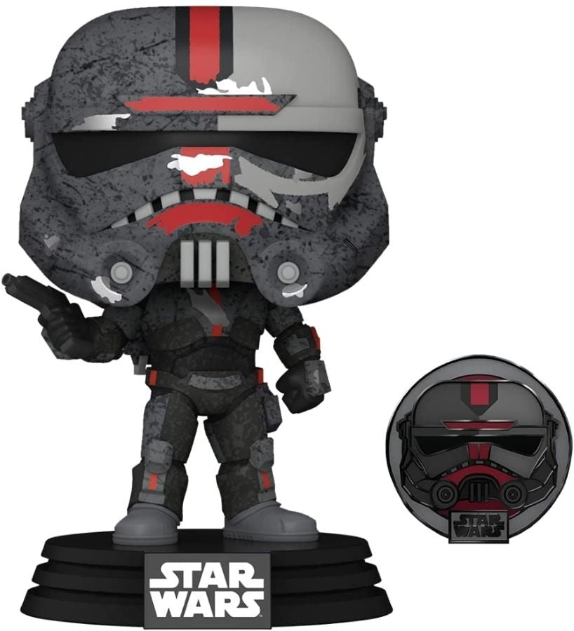 Star Wars: Across the Galaxy - Hunter US Exclusive Pop! Vinyl with Pin - Gametraders Modbury Heights