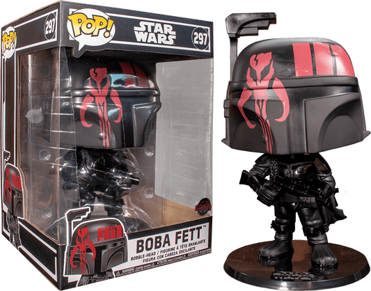 Star Wars - Boba Fett Black US Exclusive 10" Pop! Vinyl - Gametraders Modbury Heights