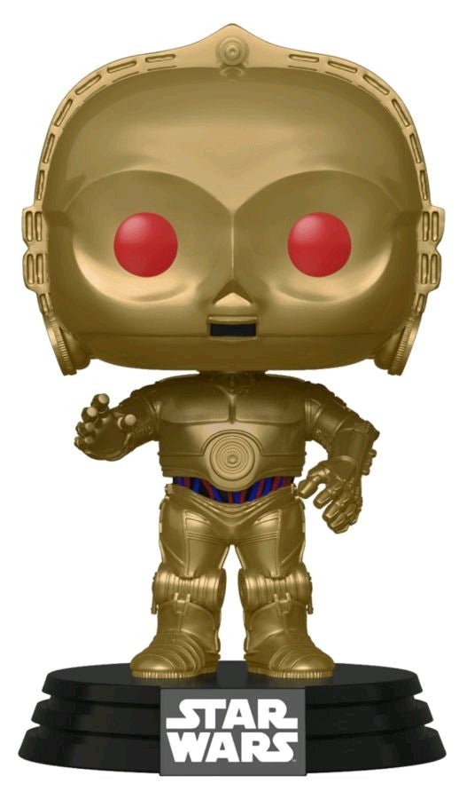 Star Wars - C - 3PO Red Eyes Metallic Episode IC Rise of Skywalker Pop! Vinyl - Gametraders Modbury Heights