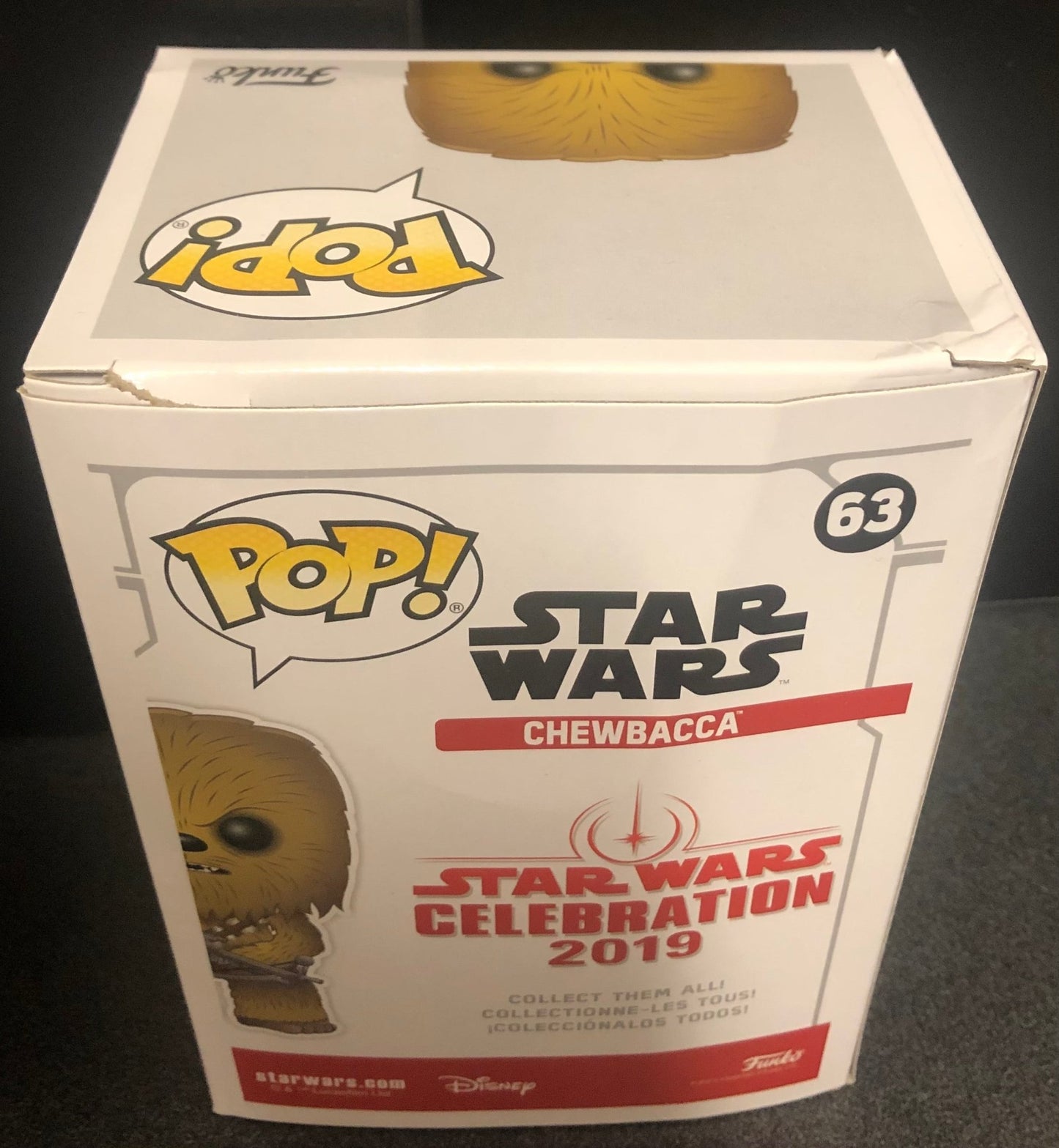 Star Wars - Chewbacca Gold Chrome SW19 US Exclusive Pop! Vinyl (Traded) - Gametraders Modbury Heights