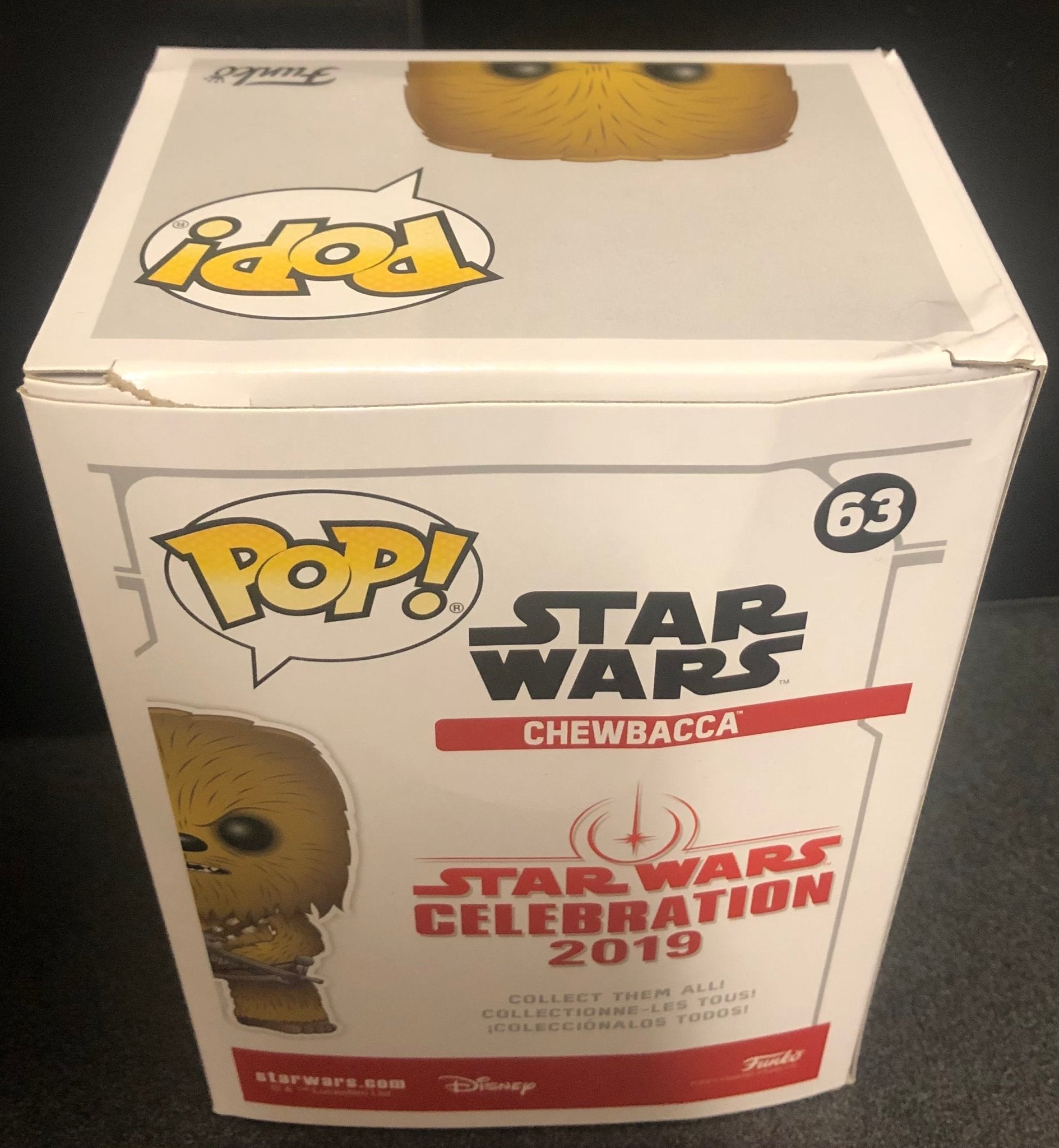 Star Wars - Chewbacca Gold Chrome SW19 US Exclusive Pop! Vinyl (Traded) - Gametraders Modbury Heights