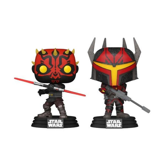 Star Wars: Clone Wars - Darth Maul & Gar Saxon US Exclusive Pop! Vinyl 2 - Pack - Gametraders Modbury Heights