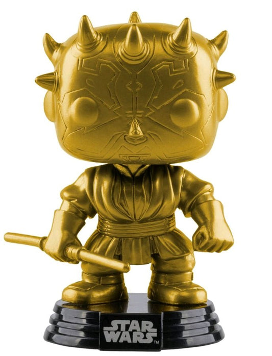 Star Wars - Darth Maul Gold Metallic US Exclusive Pop! Vinyl - Gametraders Modbury Heights