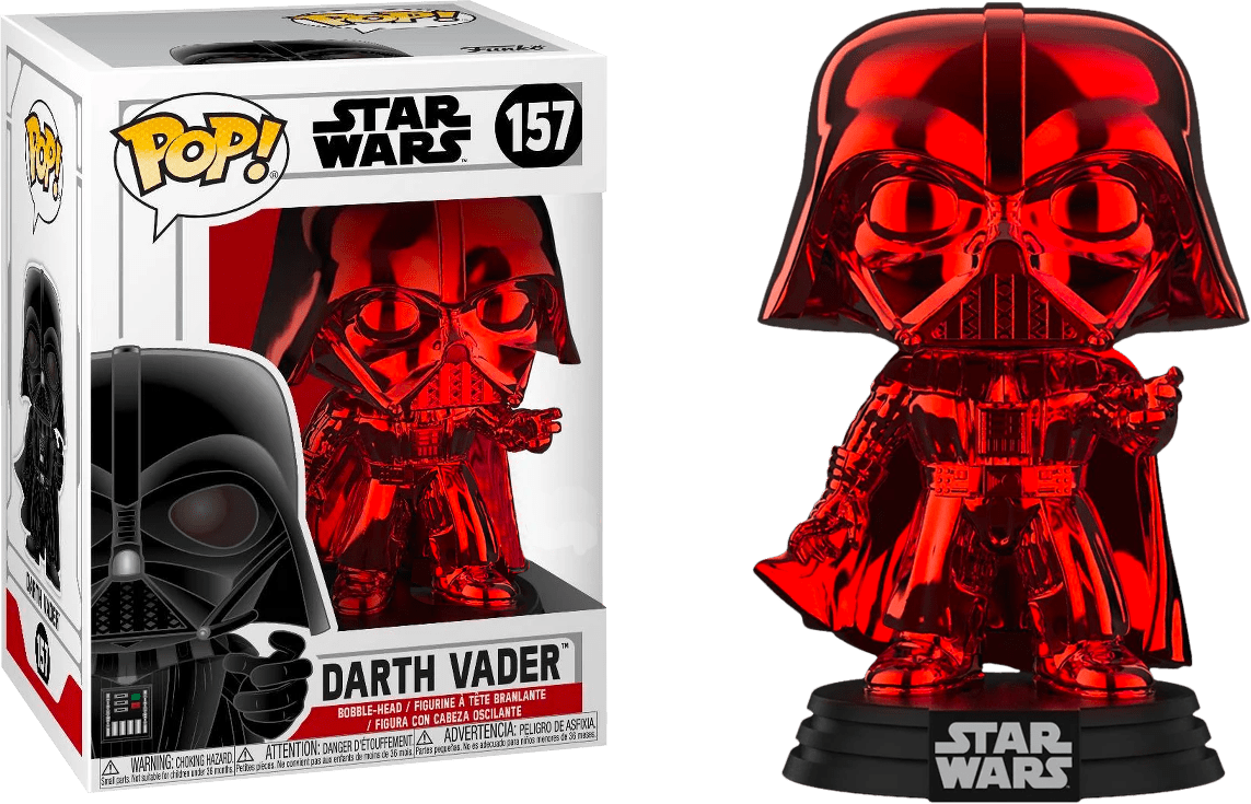 Star Wars - Darth Vader Red Chrome US Exclusive Pop! Vinyl - Gametraders Modbury Heights
