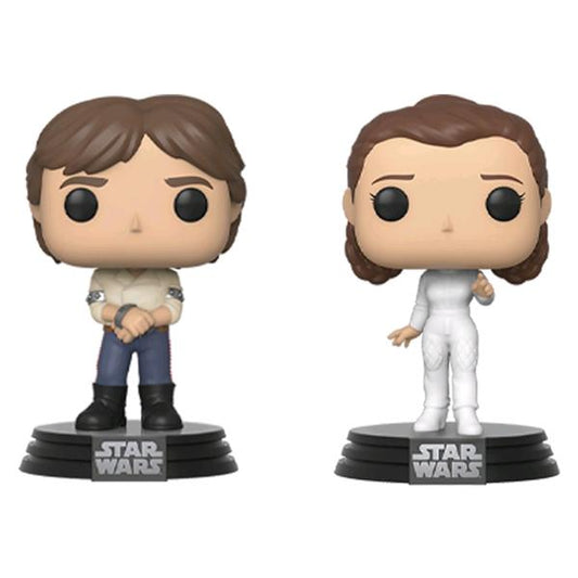 Star Wars - Han & Leia Pop! Vinyl 2pk - Gametraders Modbury Heights
