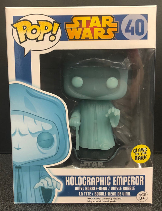 Star Wars Holographic Emperor Pop! Vinyl - Gametraders Modbury Heights