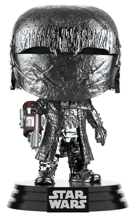 Star Wars - Knight of Ren Episode IX Rise of Skywalker Arm Cannon Hematite Chrome Pop! Vinyl - Gametraders Modbury Heights