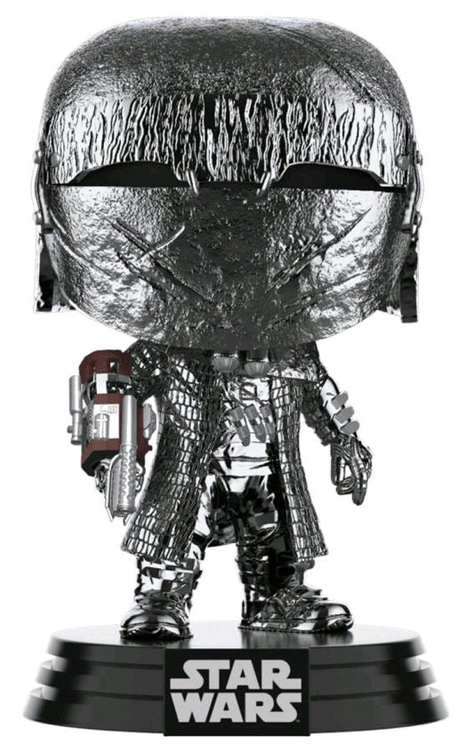 Star Wars - Knight of Ren Episode IX Rise of Skywalker Arm Cannon Hematite Chrome Pop! Vinyl - Gametraders Modbury Heights