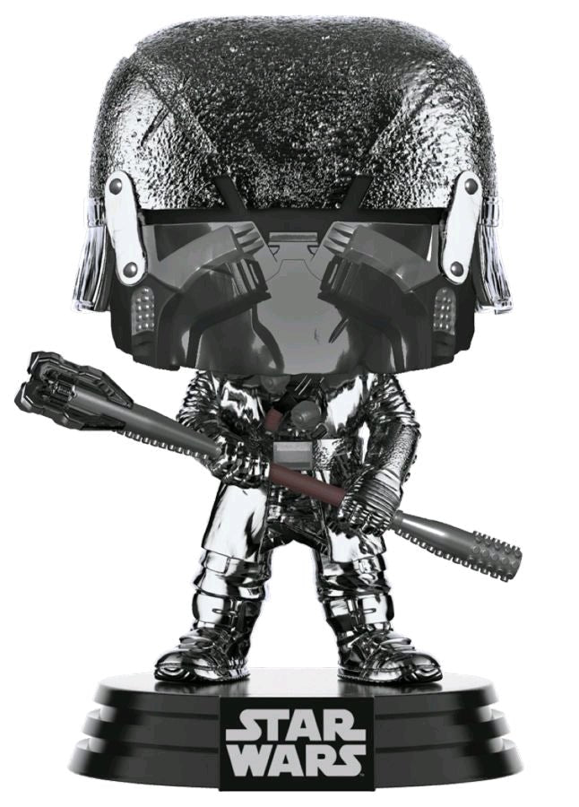 Star Wars - Knight of Ren War Club Episode IC Rise of Skywalker Hematite Chrome Pop! Vinyl - Gametraders Modbury Heights