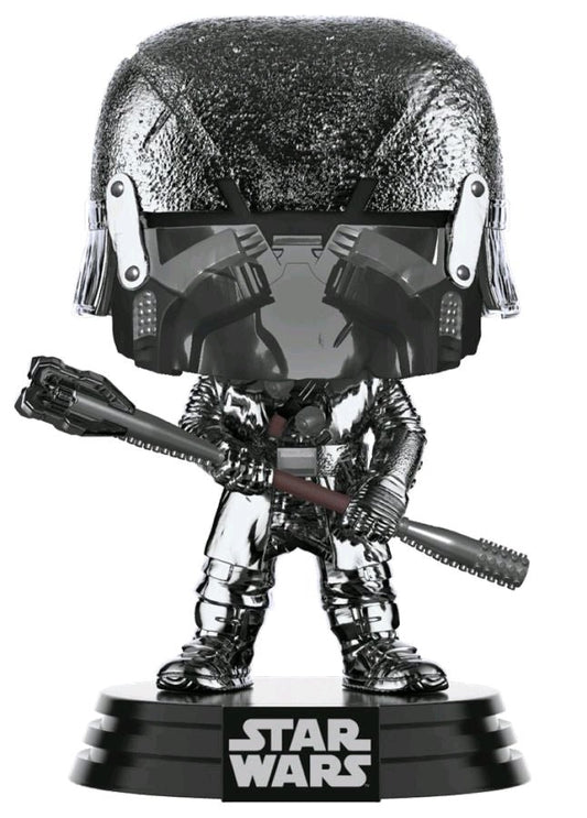 Star Wars - Knight of Ren War Club Episode IC Rise of Skywalker Hematite Chrome Pop! Vinyl - Gametraders Modbury Heights