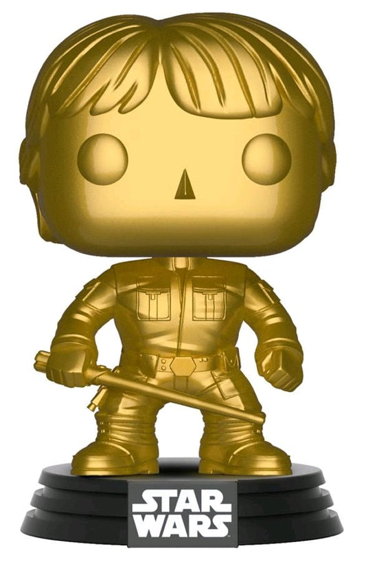 Star Wars Luke Skywalker Gold Metallic Pop! Vinyl - Gametraders Modbury Heights