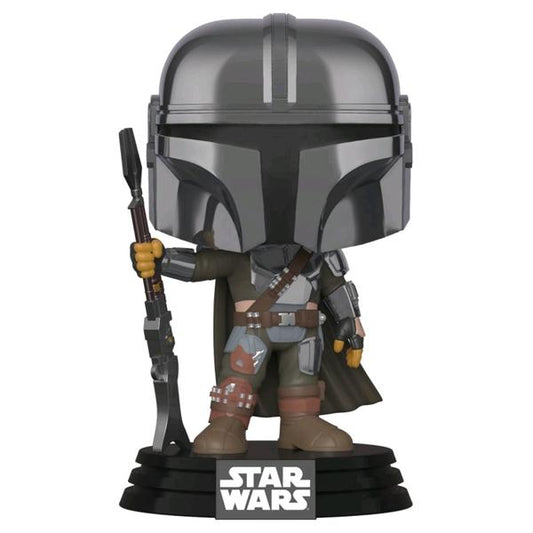 Star Wars: Mandalorian - Mandalorian Chrome US Exclusive Pop! Vinyl - Gametraders Modbury Heights