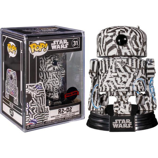 Star Wars - R2 - D2 (Futura) US Exclusive Pop! Vinyl with Protector - Gametraders Modbury Heights