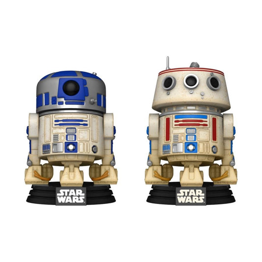 Star Wars - R2 - D2 & R5 - D4 STAR WARS CELEBRATION 2023 Exclusive Pop! Vinyl 2 - Pack - Gametraders Modbury Heights