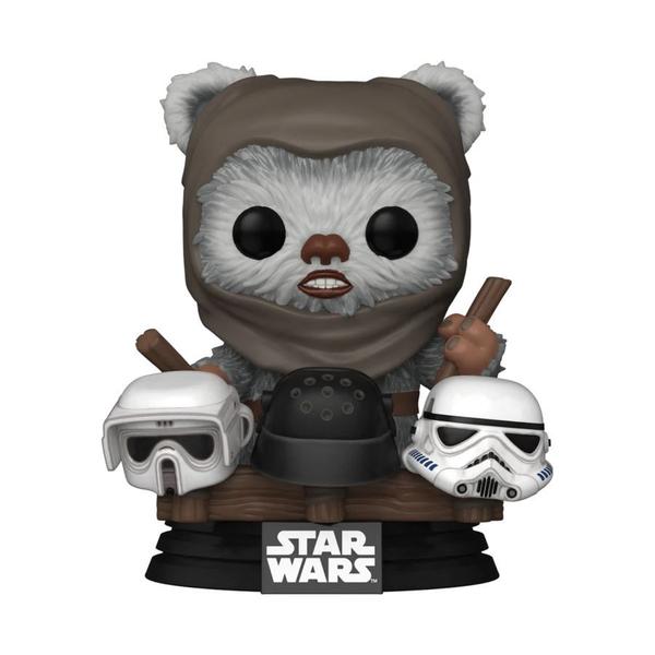 Star Wars: Return of the Jedi 40th Anniversary - Ewok with Helmets US Exclusive Pop! Vinyl - Gametraders Modbury Heights