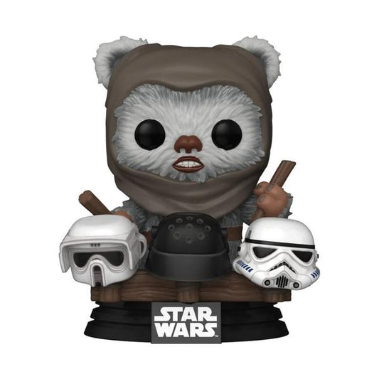 Star Wars: Return of the Jedi 40th Anniversary - Ewok with Helmets US Exclusive Pop! Vinyl - Gametraders Modbury Heights