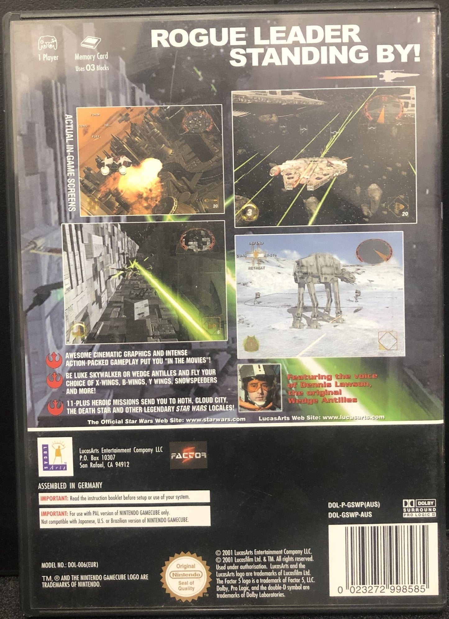 Star Wars Rogue Leader Rogue Squadron II - Gametraders Modbury Heights