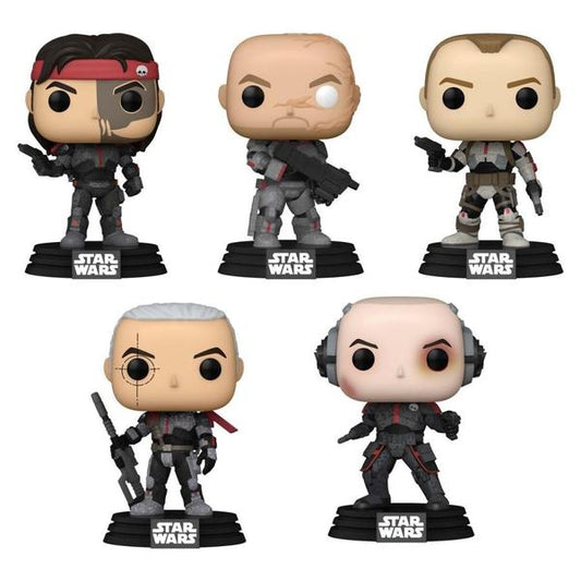Star Wars: The Bad Batch - Bad Batch US Exclusive Pop! Vinyl 5 - Pack - Gametraders Modbury Heights