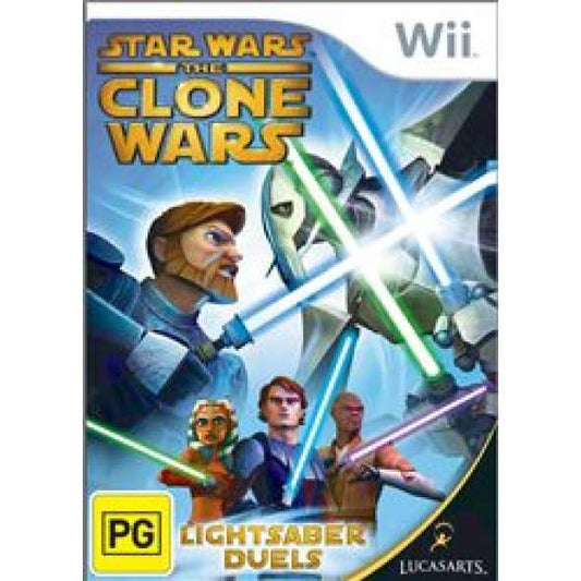 Star Wars The Clone Wars Lightsaber Duels Wii (Pre - Played) - Gametraders Modbury Heights