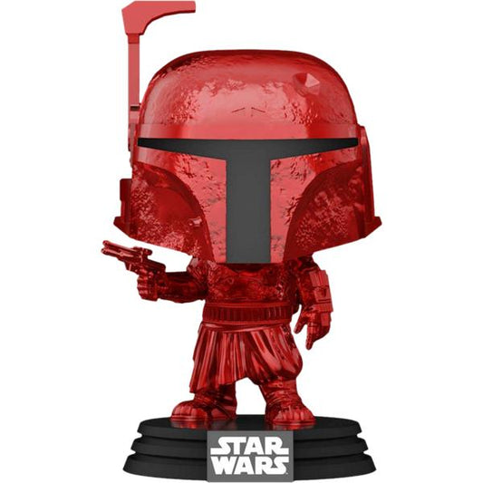 Star Wars: The Mandalorian - Boba Fett Red Chrome US Exclusive Pop! Vinyl - Gametraders Modbury Heights