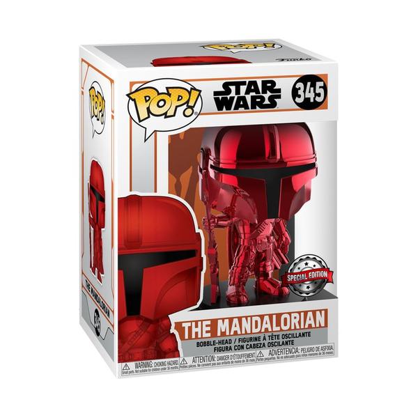 Star Wars: The Mandalorian - Mandalorian Red Metallic US Exclusive Pop! Vinyl - Gametraders Modbury Heights