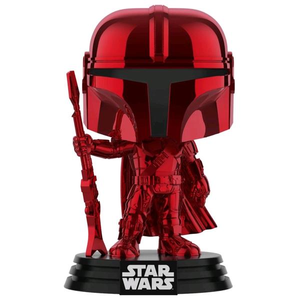 Star Wars: The Mandalorian - Mandalorian Red Metallic US Exclusive Pop! Vinyl - Gametraders Modbury Heights