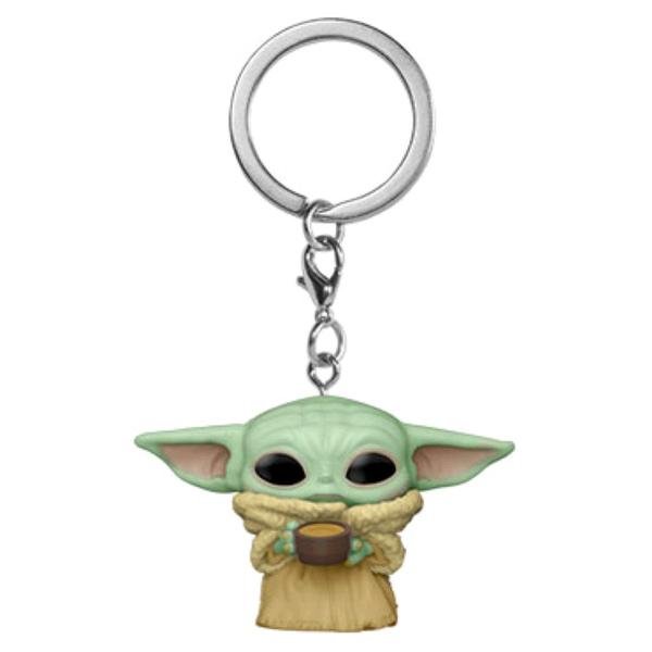 Star Wars: The Mandalorian - The Child with Cup Pocket Pop! Vinyl Keychain - Gametraders Modbury Heights