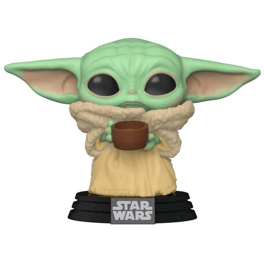 Star Wars: The Mandalorian - The Child with Cup Pop! Vinyl - Gametraders Modbury Heights
