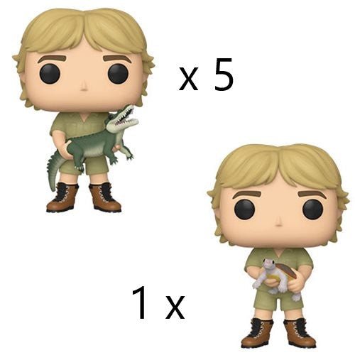 Steve Irwin Crocodile Hunter Pop! Vinyl CHASE Bundle - Gametraders Modbury Heights