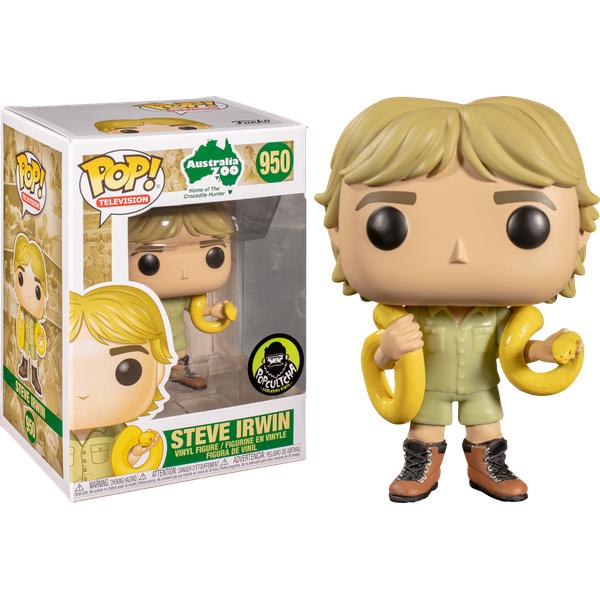 Steve Irwin With Snake Pop! Vinyl - Gametraders Modbury Heights