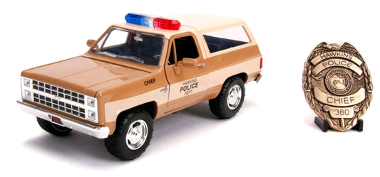 Stranger Things - 1980 Chevy K5 Blazer 1:24 Hollywood Ride - Gametraders Modbury Heights