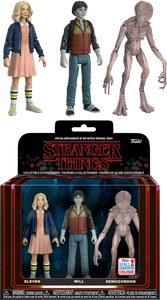 Stranger Things - Eleven, Will & Demogorgon NYCC 2017 US Exclusive Action Figure 3-pack