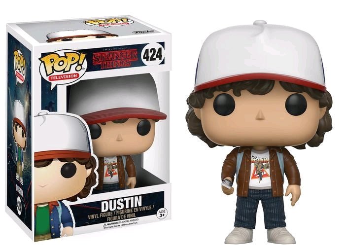 Stranger Things - Dustin (Brown Jacket) US Exclusive Pop! Vinyl - Gametraders Modbury Heights