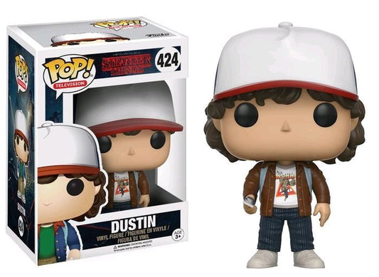 Stranger Things - Dustin (Brown Jacket) US Exclusive Pop! Vinyl - Gametraders Modbury Heights