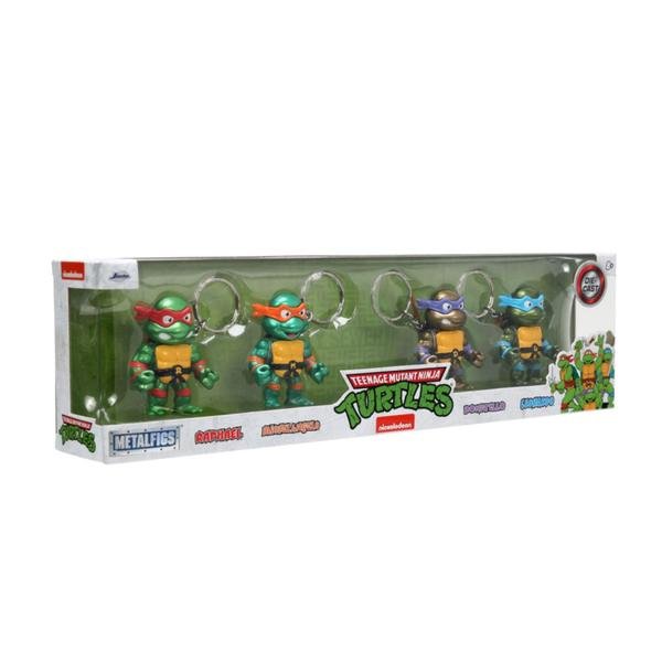 Teenage Mutant Ninja Turtles (TV 1987) - Turtles 2.5" Metal Figures Keychain 4 Pack - Gametraders Modbury Heights