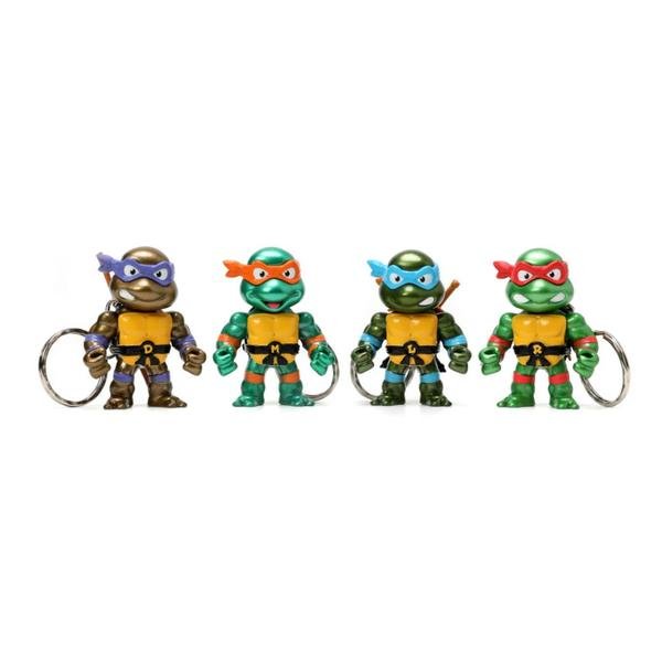 Teenage Mutant Ninja Turtles (TV 1987) - Turtles 2.5" Metal Figures Keychain 4 Pack - Gametraders Modbury Heights